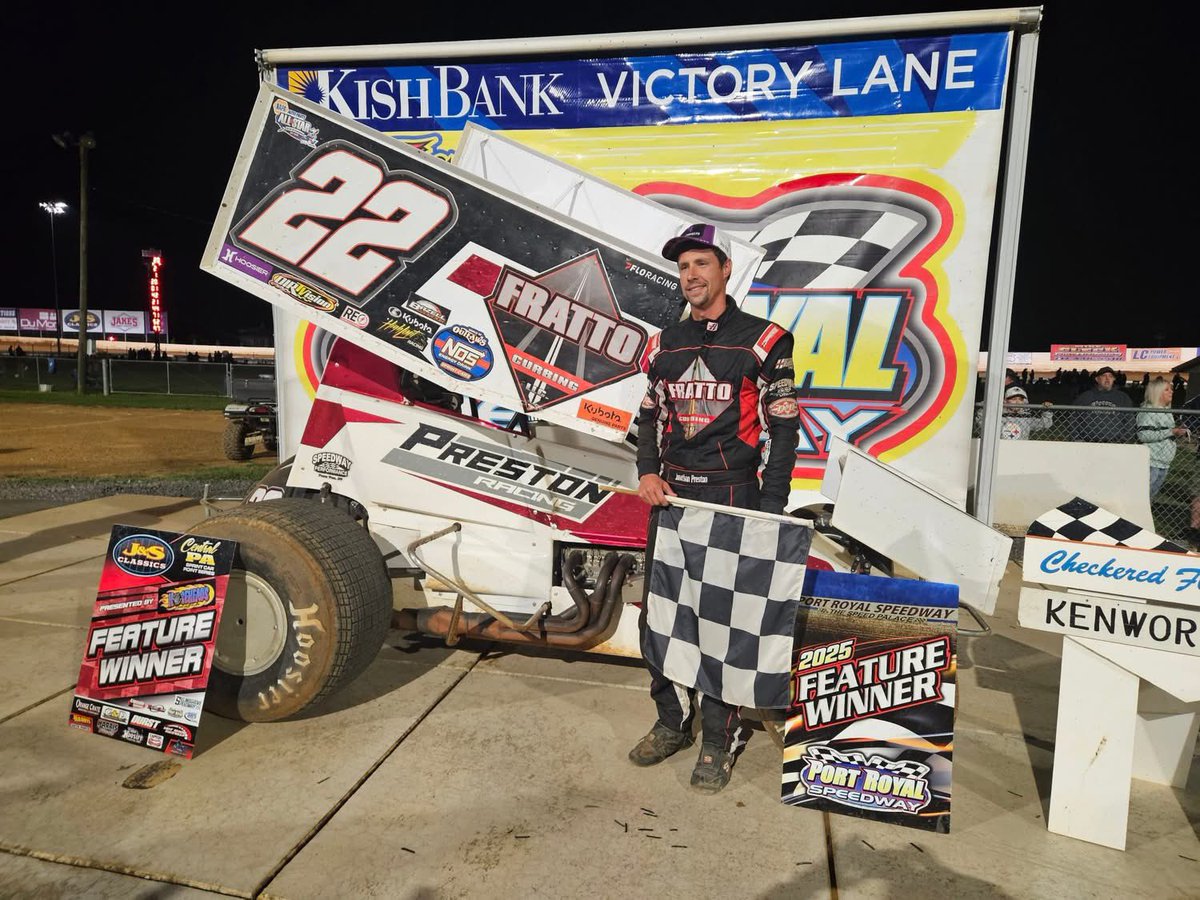 Congratulations to Jonathan Preston on his first 410 win at Port Royal Speedway!!

#DMI // #WeeklyWinsWithDMI // #WednesdayWinners