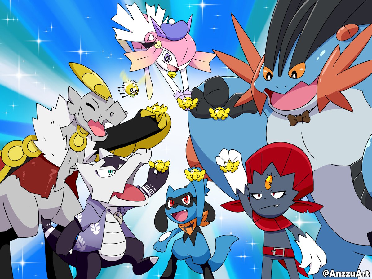 Wait, what do you mean PMD day is over?
Oof...Uu
I still wanted to draw you guys your favorite rescue team (? hehe, sorry for the delay.
#PMD  #MysteryDungeon #MysteryDungeonDay #ポケモン