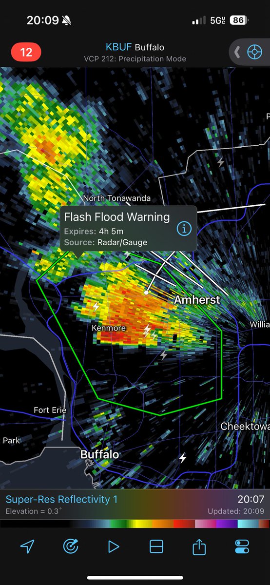 Mike Doyle (@wx_mikedoyle) on Twitter photo A Flash Flood Warning is issued for North Buffalo, Kenmore, Amherst, and Tonawanda. #nywx <a href="/news4buffalo/">News 4 Buffalo</a> A Flash Flood Warning is issued for North Buffalo, Kenmore, Amherst, and Tonawanda. #nywx <a href="/news4buffalo/">News 4 Buffalo</a>