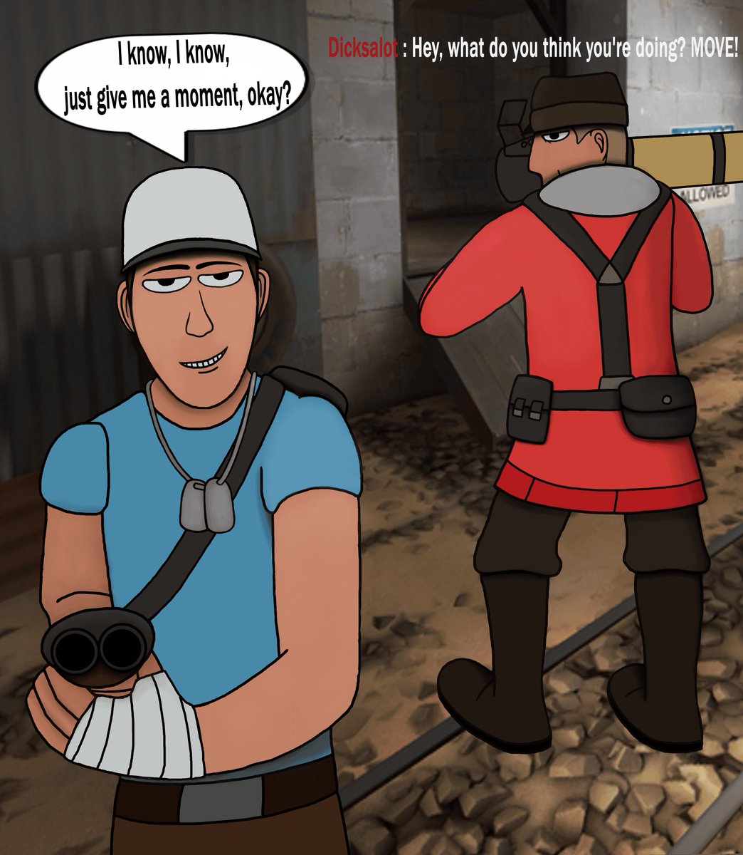 _VoxiesWoolies's tweet image. What if ServerBilght learned to use Mods?

#TeamFortress2 #TF2 #ServerBlight #Art #FanArt #DigitalArt #ArtWork #Artist #Draw #Drawing #ArtistOnTwitter