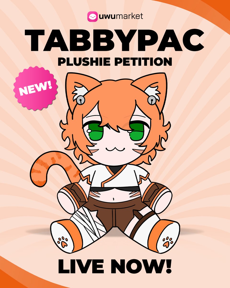 TabbyPac's tweet photo. I'M EXCITED TO ANNOUNCE MY CAMPAIGN IS LIVE WITH UWU MARKET FOR A TABBYPAC PLUS SUPPORT IT HERE AND LETS MAKE IT HAPPEN <3
https://t.co/P7VMv782TI https://t.co/cJPAQA1bYE