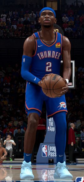 VicVerdes's tweet photo. 2k gave Shai extra pair of eyes?! 😭😭 https://t.co/MYgImBbxjE