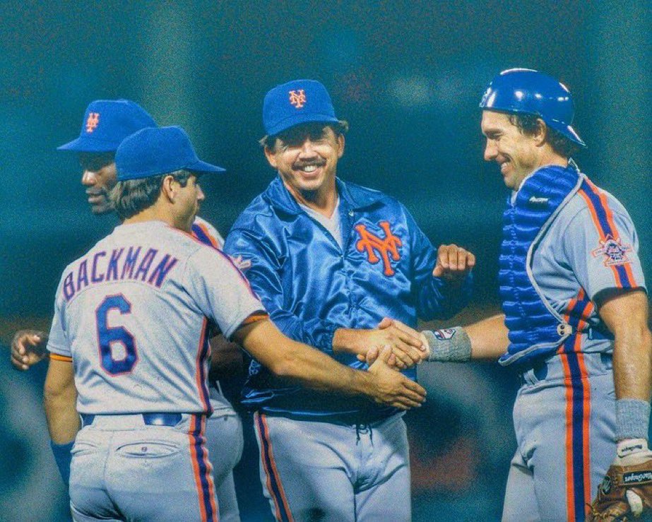 One of 108 regular season wins. The 1986 World Series champion New York <a href="/Mets/">New York Mets</a>. #LGM #MetsRewind