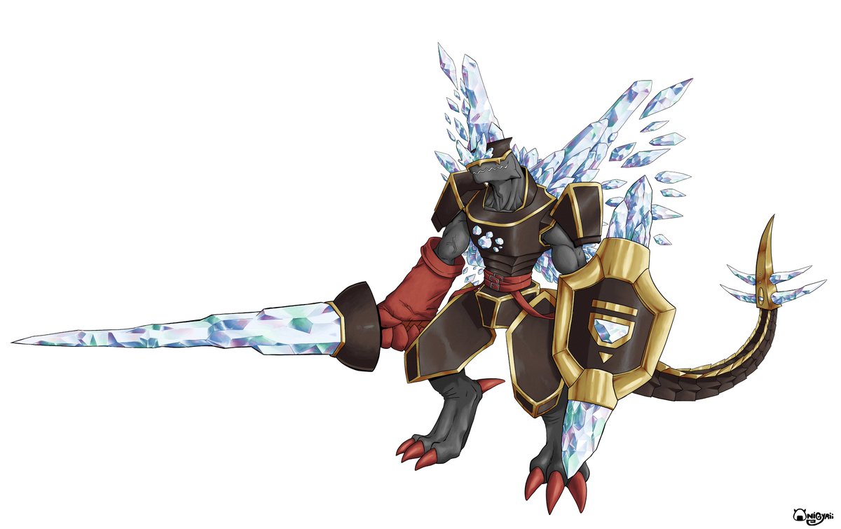 commission for <a href="/LevitoLovesArt/">Yellow Hate Lemon</a> of his OCs! thank you so much! #デジモン #Digimon #digimonoc #anime