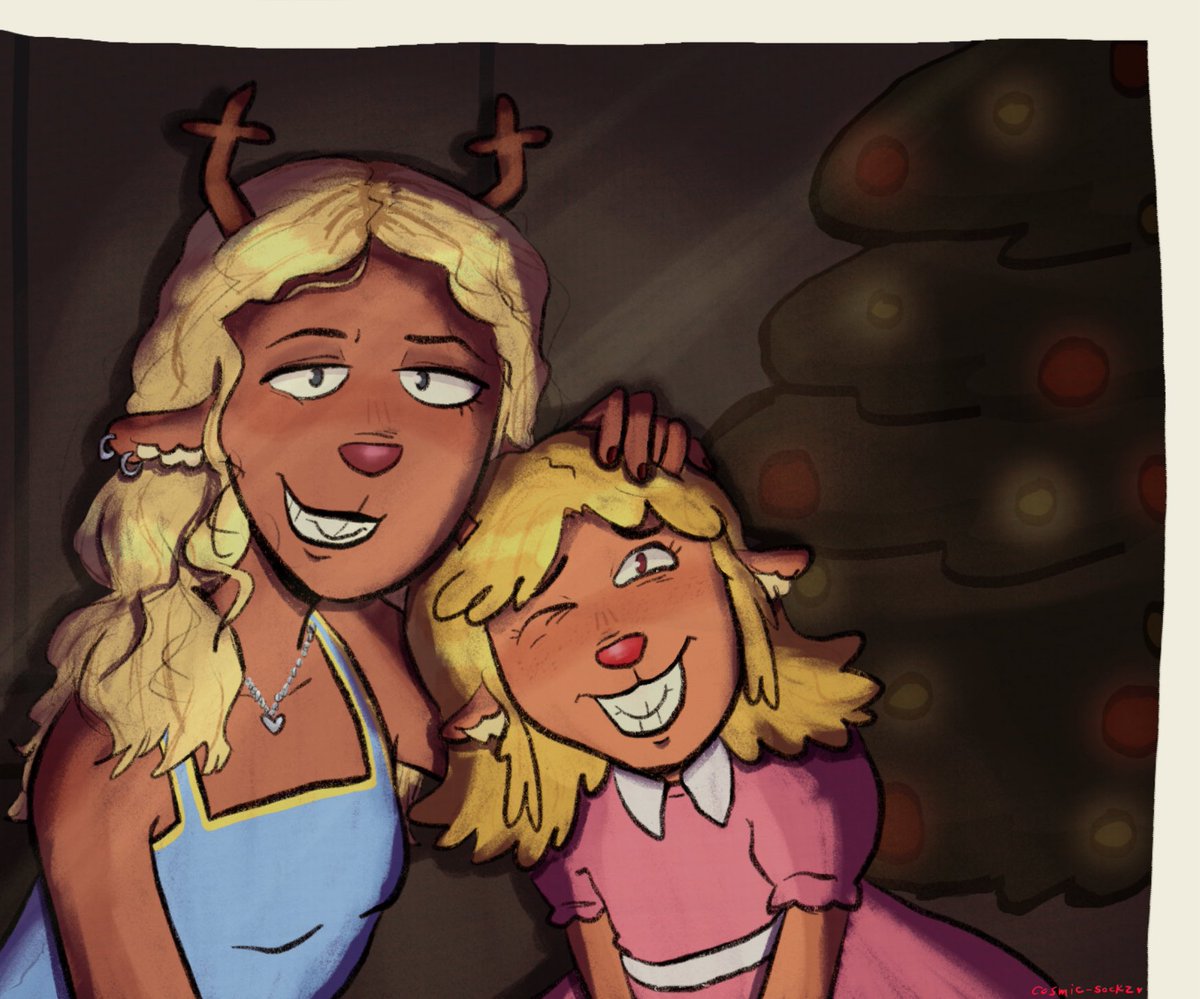 Christmas kids 🎄

#DELTARUNE #DessHoliday #Noelledeltarune #deltarunefanart