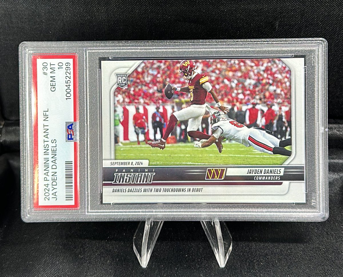 Price: $30

Jayden Daniels Instant PSA 10

RT’s and Tags highly appreciated 

#phinstax #Xnat25