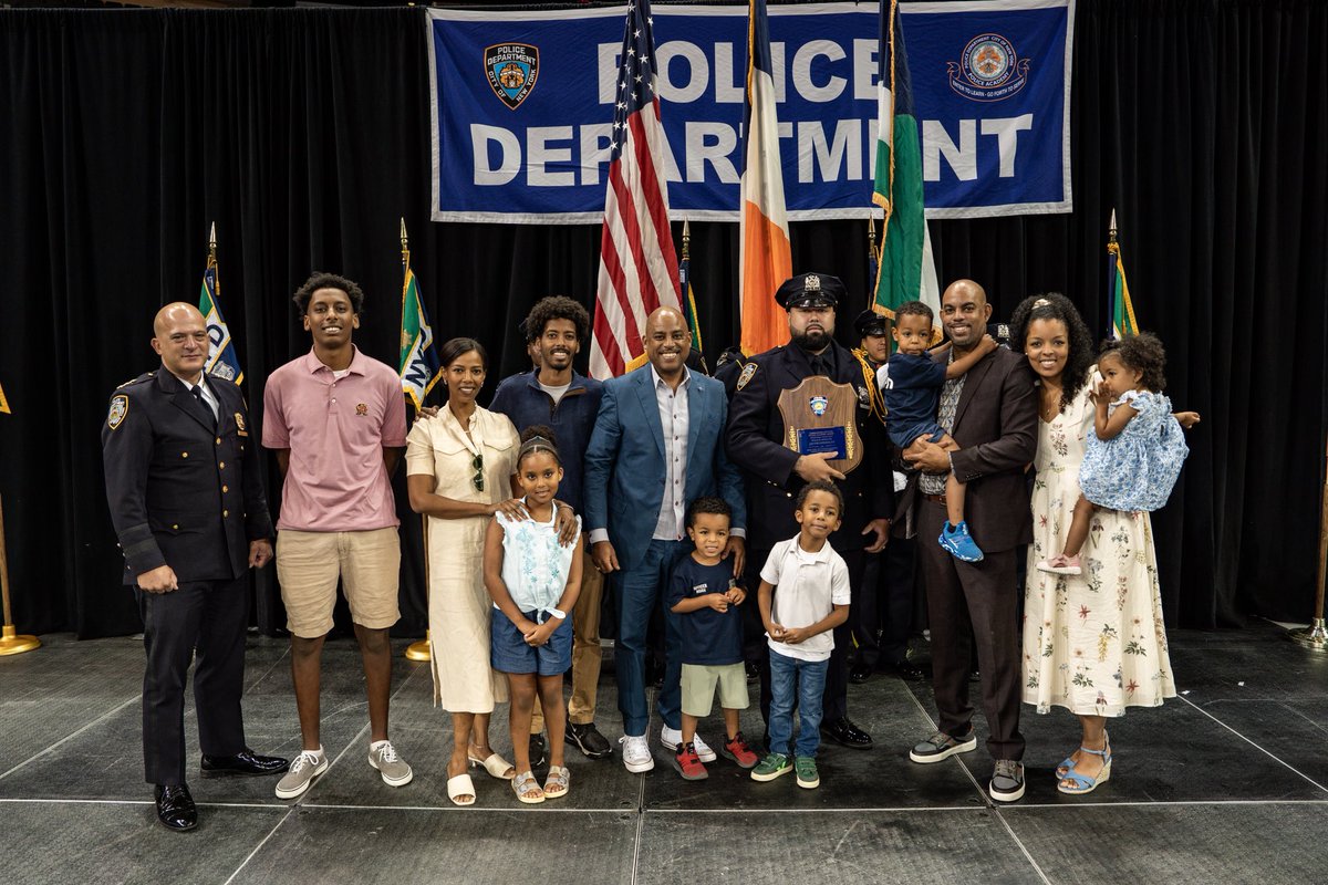 Today, at Madison Square Garden, the largest recruit class in nearly a decade graduated from the academy.

This is a class that spans 41 different countries, speaks 39 different languages, and is ready to protect and serve our city.  

Congrats to the newest class of NY’s Finest!