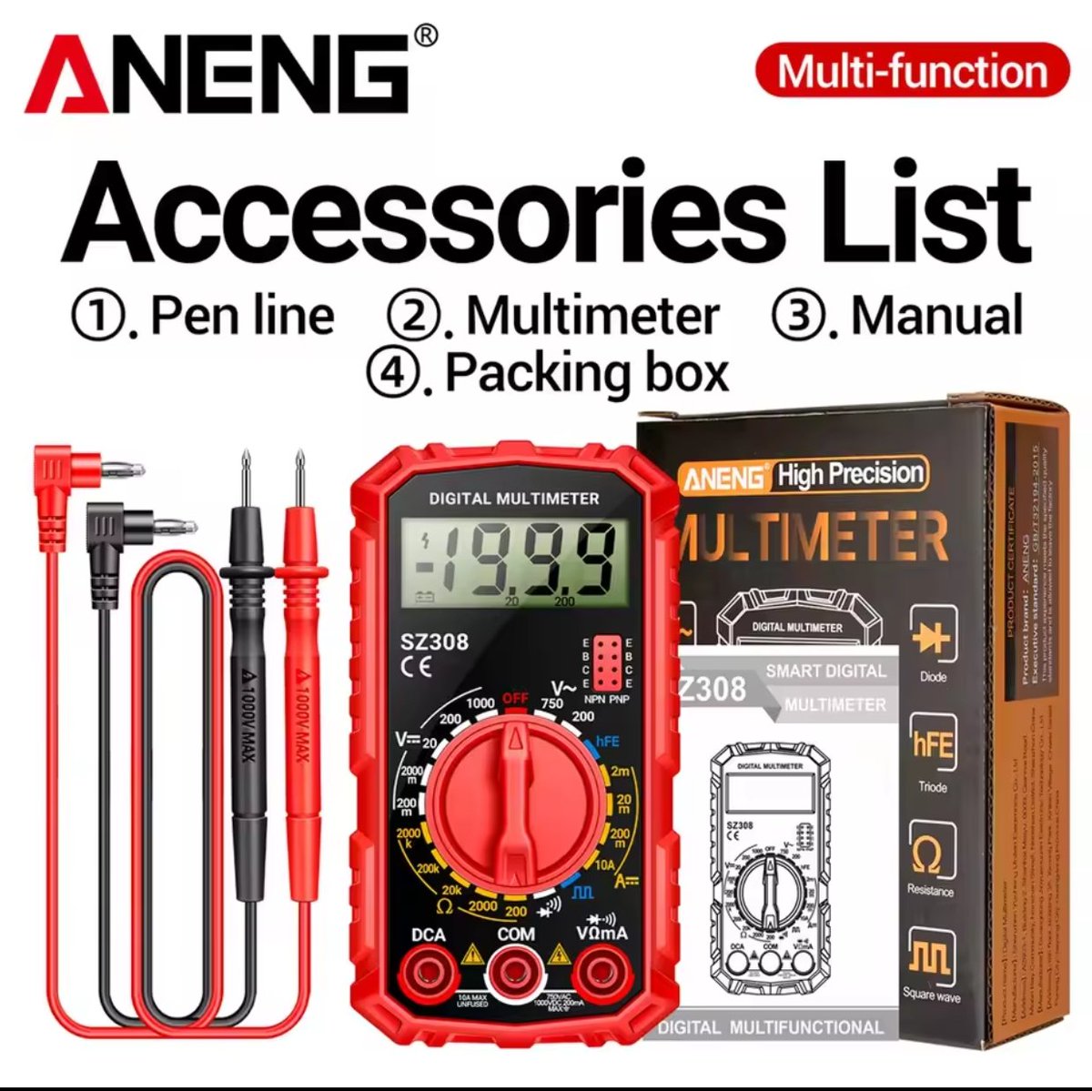 hmi_dou's tweet photo. 🔥 ¡OFERTA MULTÍMETRO ANENG! 🔥

📏 3 uds. × 11.85€
⚡ AC/DC + LCD
🛒 https://t.co/niZjcBJtK9

📢 Canal: @OfertasTecnoES

#OfertasES #Herramientas https://t.co/MQfpKR2KVe