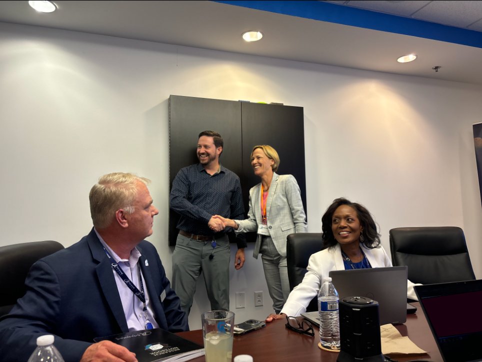 AdvancedSpace's tweet image. Thrilled to have hosted Heather Pringle, Maj Gen, USAF (Ret.), CEO of @SpaceFoundation, for a tour at our Westminster HQ! ✨ Grateful for the insightful discussions! 🚀

#Innovation2Orbit #AdvancedSpace #SpaceFoundation