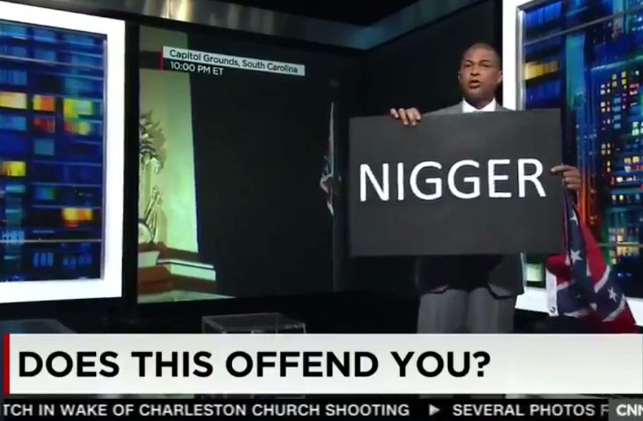 __seab's tweet image. It’s important to remember that all discussions of “woke excess” are totally divorced from the actual level of public discourse in the last decade. CNN was asking if nigger offends you above a chyron about the Charleston shooting.