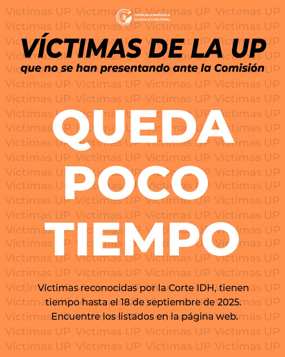 Comisión identificación UP tweet media