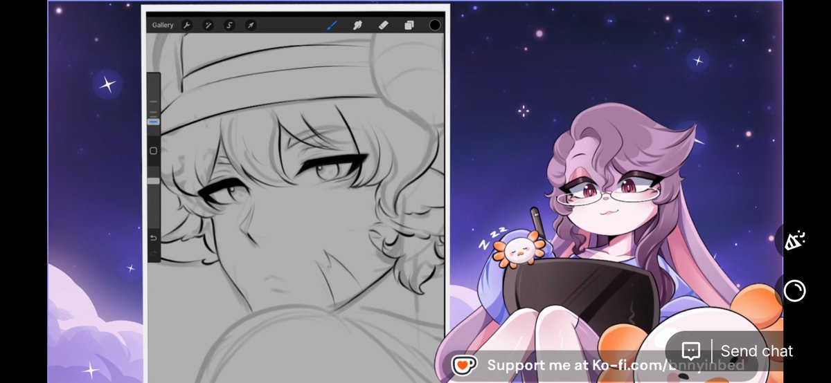 I'm streaming over on the purple site! 💜 won't be many more if any this month cause my birthday soon!