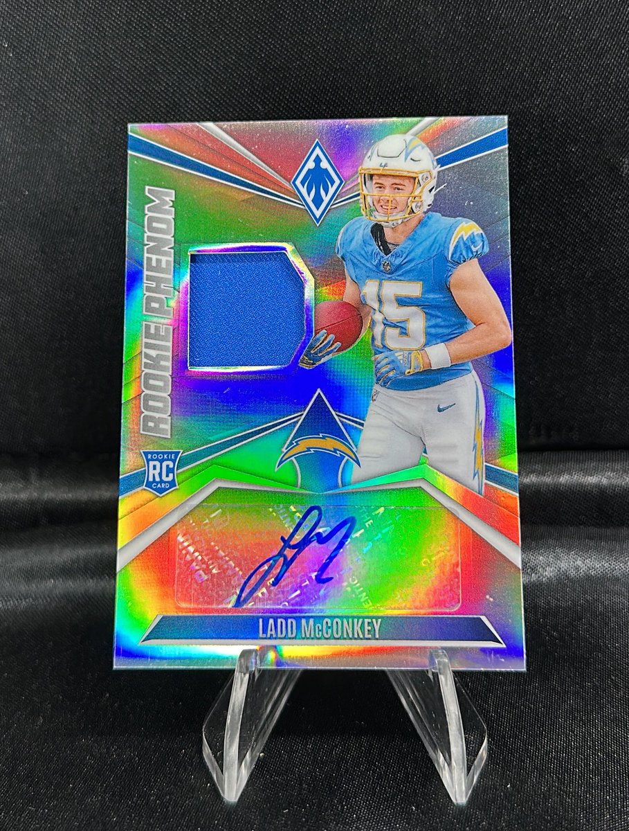 Price: $35

Ladd McConkey Phoenix RPA /75

RT’s and Tags highly appreciated 

#phinstax #Xnat25