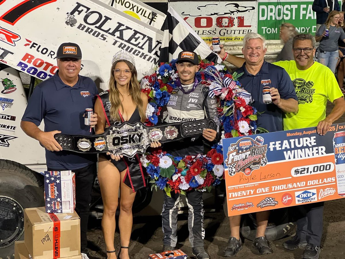 Big win for Kyle Larson at Osky!!

#DMI // #WeeklyWinsWithDMI // #WednesdayWinners