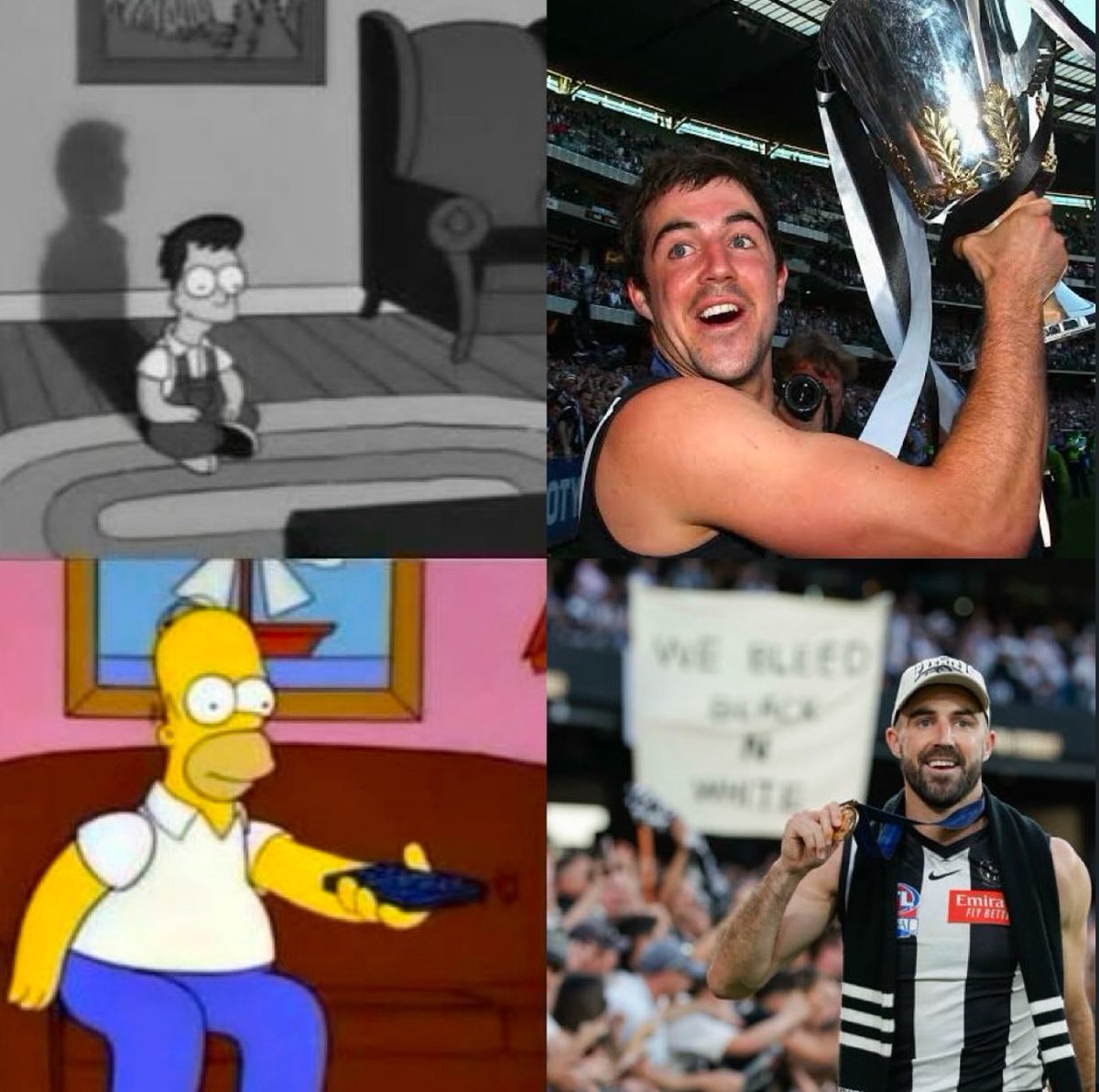 IncrediblyBozza's tweet photo. Happy Steele Sidebottom Day π€π€πββοΈ
#GoPies #AFL #Steele350 #SIDE350SIDEY #SIDEBOTTOM350 #SIDEY350 https://t.co/AZZJFy9LMK