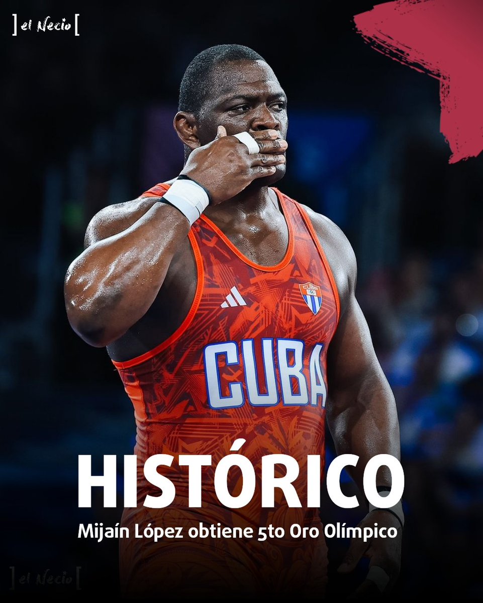 Un año de la histórica hazaña del campeón que alcanzó el 5to Oro Olímpico, llegue el abrazo y la reiterada felicitación a Mijaín López. #CiegoEn26 #LaLuchaNoHaCesado #SinPerderUnDía <a href="/AlfreMene37409/">Alfre Menendez</a> <a href="/DiazCanelB/">Miguel Díaz-Canel Bermúdez</a> <a href="/DrRobertoMOjeda/">Dr. Roberto Morales Ojeda</a> <a href="/PartidoPCC/">Partido Comunista de Cuba</a>