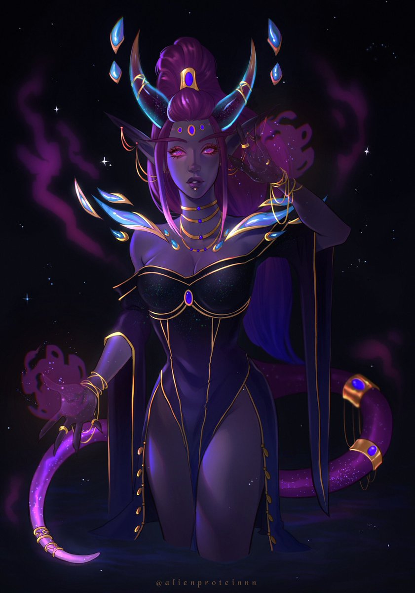 Exploring K’aresh got me thinking about her 🥺

🎨Xelilaeth by <a href="/Alienproteinnn/">✦Alienprotein✦</a>