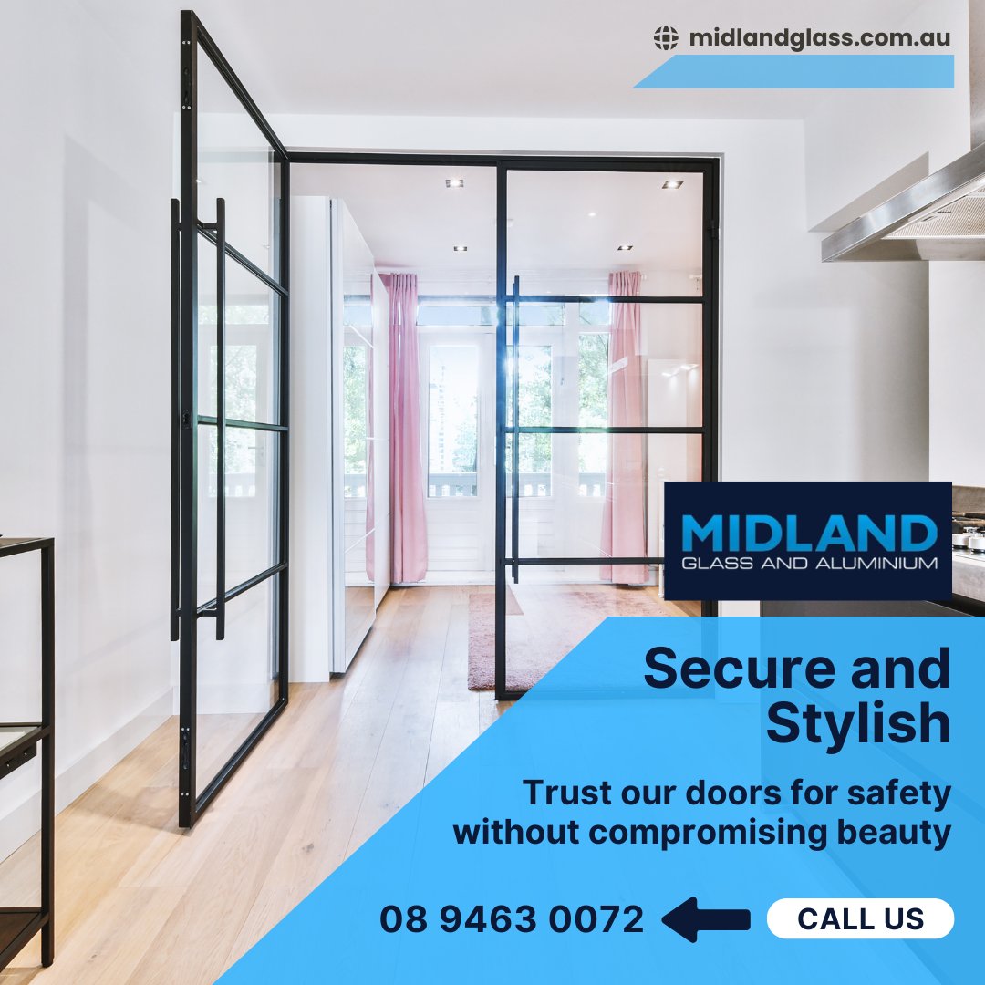 midlandglass_'s tweet image. Where safety meets design — trust our doors to guard your home with elegance. 🏡💫

For further details, feel free to reach out to us at 08 9463 0072.

#GlassDoorsPerth #GlassEntranceDoors
#CustomGlassDoors #SlidingGlassDoors
#FrontDoorsWA #BiFoldDoors #GlassDoorDesigns