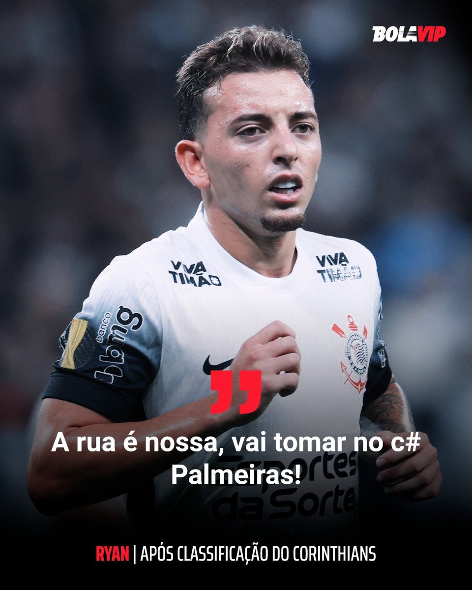 🗣 Ryan soltou essa provocação ao Palmeiras durante uma live!