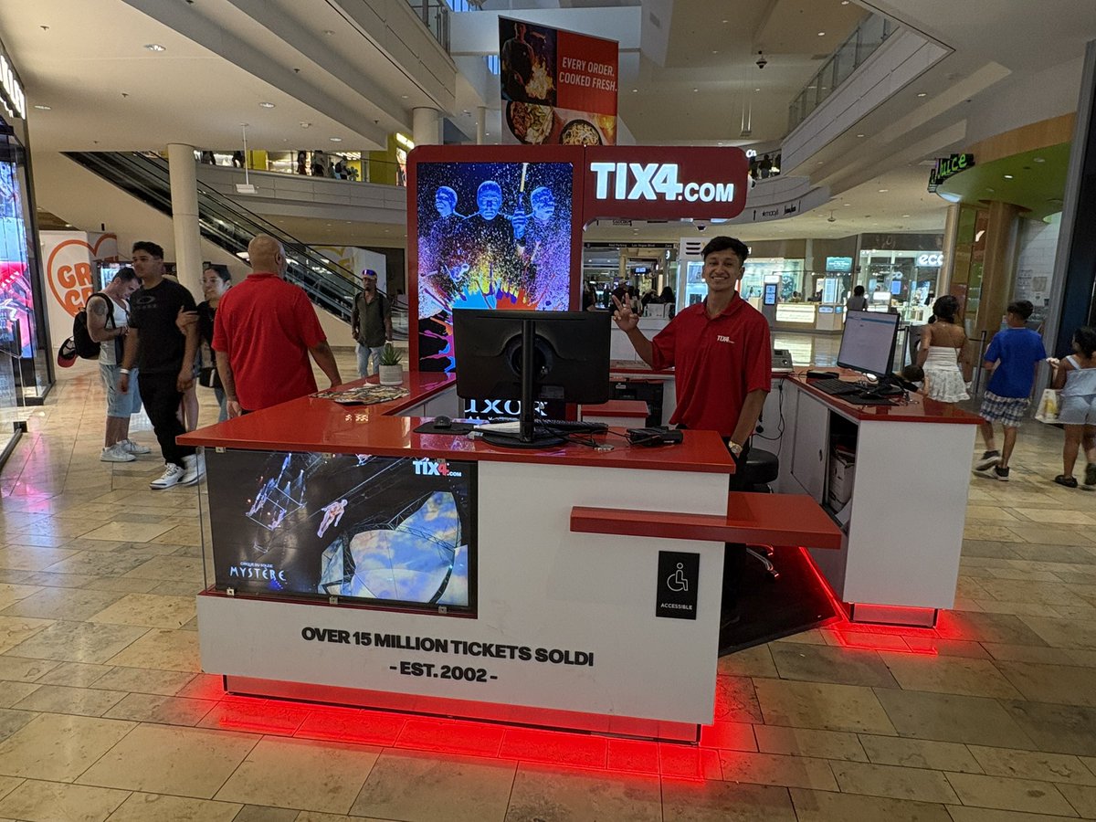 Went to see the A.I. sex robot ticket seller at Fashion Show, but we were apparently premature.