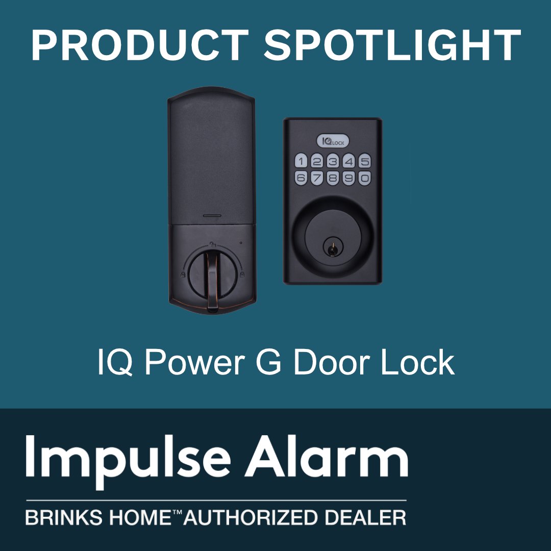 ImpulseAlarm's tweet image. 🔒✨ Product Spotlight: IQ Power G Smart Lock ✨🔒

Upgrade your home with the innovative IQ Power G Lock! This advanced deadbolt combines keyless convenience with strong security, making it a top choice for any modern smart home. 🏠