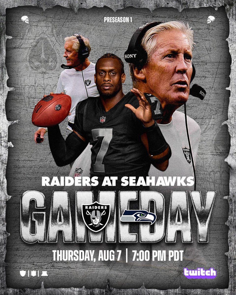 We've been waiting to say this...it's GAMEDAY 🙌

#LVvsSEA | #RaiderNation