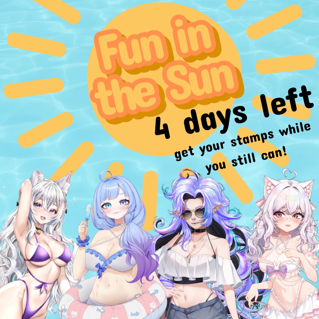 🚨ONLY 4 DAYS LEFT TO COLLECT STAMPS! 🚨

If you want to come to the meet and greet please make sure to collect your stamps! Collection will end on the 10th at 11:59pm Eastern. 

We would love to see you there! <3 

<a href="/CassVTuber/">Cass ☁️🎀 VTuber</a> <a href="/Taylink_/">Taylink 🤍✨</a> <a href="/KoopsieKoo/">Koops🦇👾</a> 

#stamprally #vtuber