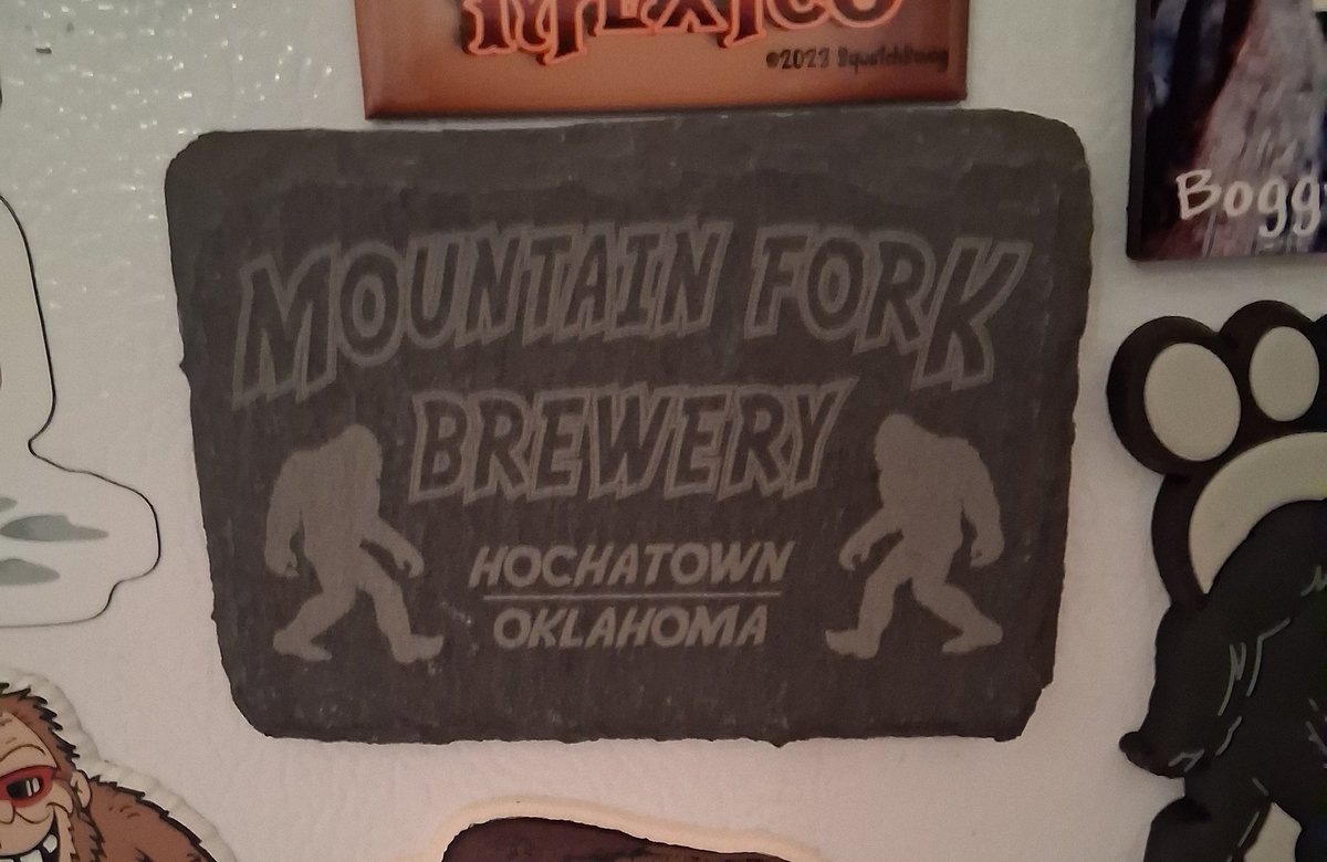 Southern Fried Bigfoot (@sofriedbigfoot) on Twitter photo Saw this 12 pack of <a href="/mtforkbrewery/">Mountain ForkBrewery</a> beer in Texas today that had Sasquatches on it. It reminded me of the magnet I bought at the brewery years ago and has lived on my beer fridge ever since. Saw this 12 pack of <a href="/mtforkbrewery/">Mountain ForkBrewery</a> beer in Texas today that had Sasquatches on it. It reminded me of the magnet I bought at the brewery years ago and has lived on my beer fridge ever since.
