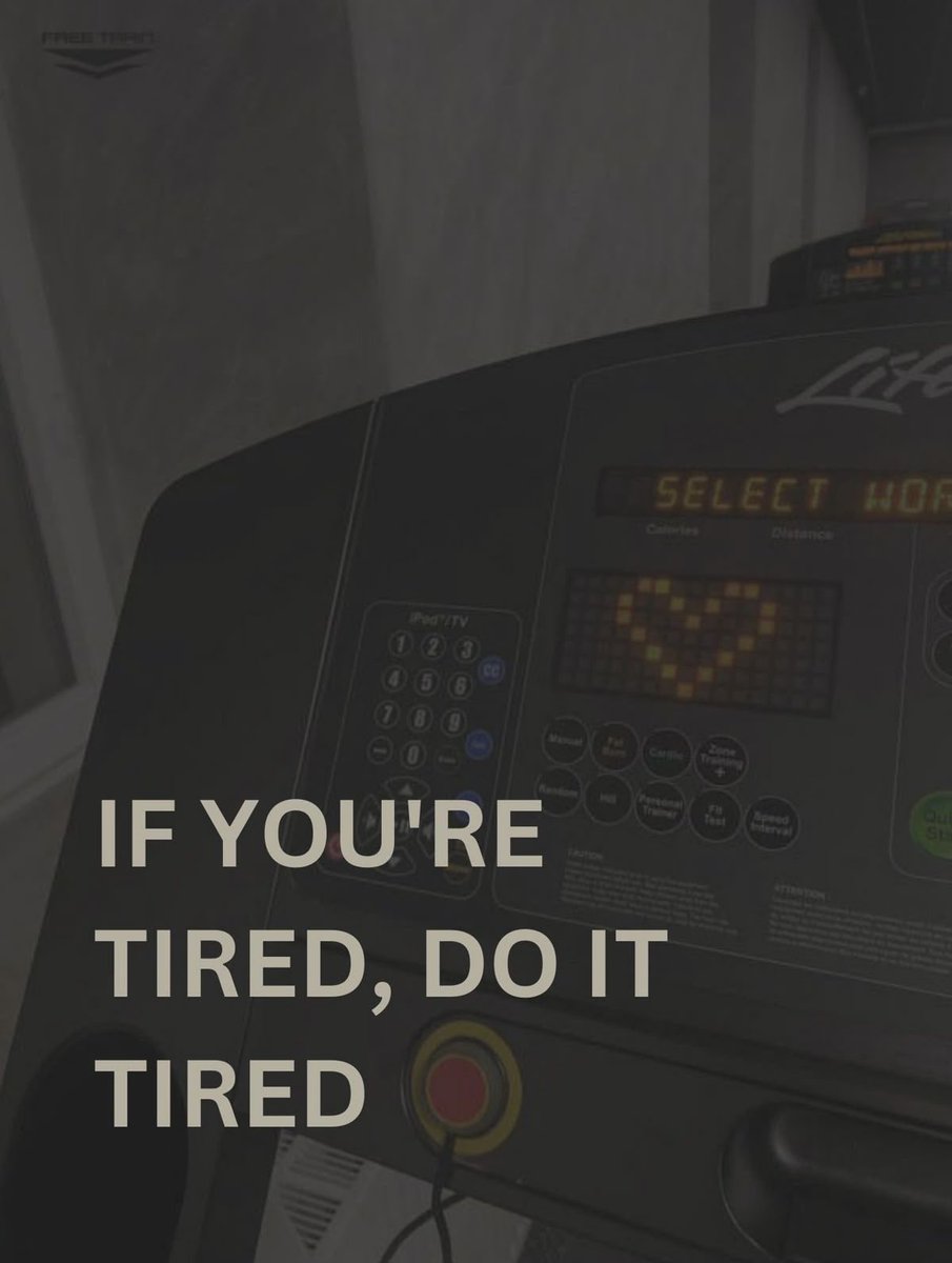 Winners don’t wait to feel ready.
If you’re tired, do it tired.