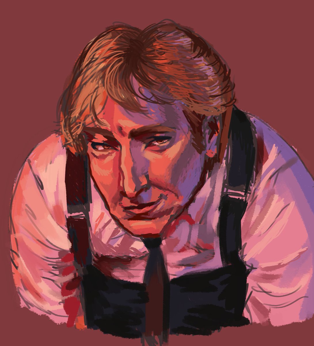 Bronildar's tweet photo. Yey Alan Rickman 🌛 

(i used reference)

#AlanRickman #drawing https://t.co/hQMV0HUCNB