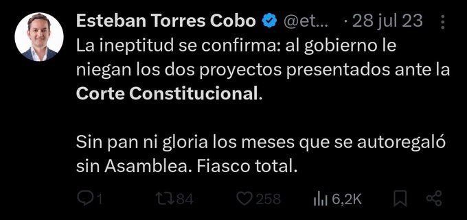 La ineptitud se confirma… 👇🏼