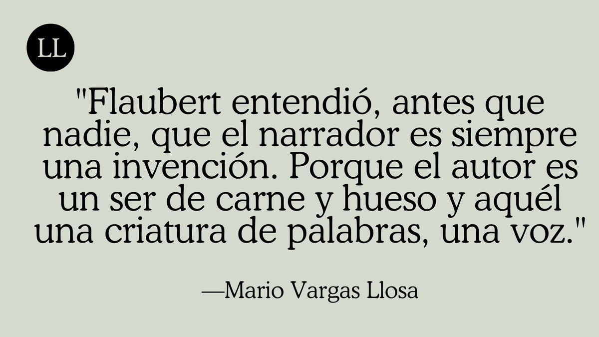 ¿Qué puede aprender de Madame Bovary un novelista de nuestros días? Todo lo esencial de la novela moderna, escribe Mario Vargas Llosa 👉  bit.ly/40WUOSR
#ArchivoLL