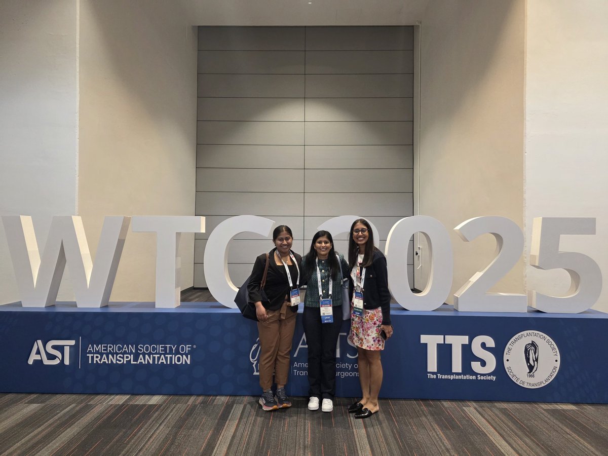 DeepikaDevuniMD's tweet image. First #WTC2025 
Presented our research and networked with passionate transplant colleagues across the World. Amazing things are happening in transplant world.
