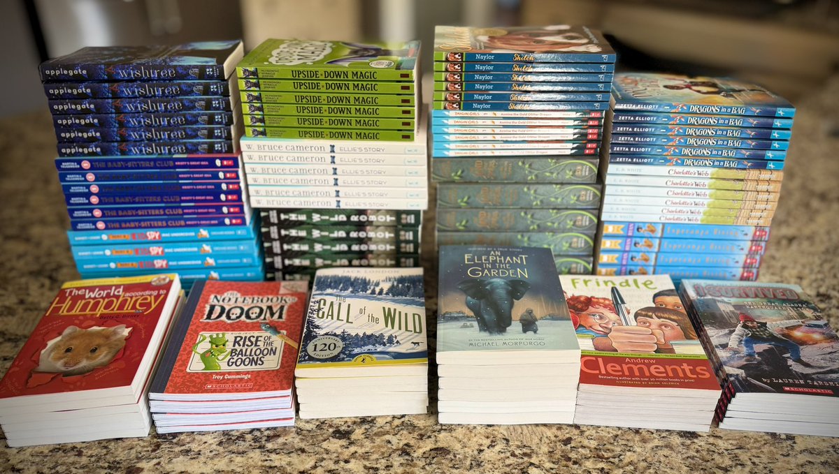 Teach_WA's tweet image. All of the books for our winter reading event have arrived! If I missed any thank-yous along the way, please know that my gratitude is bigger than words. Amazing opportunities like this only happen because of amazing people! Thank you for helping me grow a love of reading! 🤍