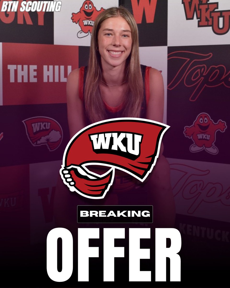 BTN Scouting (@btnscouting) on Twitter photo BTN Scouting Service Update 🚨
29' Kennedy Deener (<a href="/KennedyDeener/">Kennedy Deener</a>) 5'7 Guard from Taylor County (KY) picks up her first Division I offer from Conference USA's Western Kentucky (<a href="/LadyTopperHoops/">WKU Women’s Basketball</a>) (<a href="/CoachCollinsWKU/">Greg Collins</a>) (<a href="/CoachWhitWKU/">Whit Creech</a>)
read more+: btnscouting.com/class-of-2029-… BTN Scouting Service Update 🚨
29' Kennedy Deener (<a href="/KennedyDeener/">Kennedy Deener</a>) 5'7 Guard from Taylor County (KY) picks up her first Division I offer from Conference USA's Western Kentucky (<a href="/LadyTopperHoops/">WKU Women’s Basketball</a>) (<a href="/CoachCollinsWKU/">Greg Collins</a>) (<a href="/CoachWhitWKU/">Whit Creech</a>)
read more+: btnscouting.com/class-of-2029-…