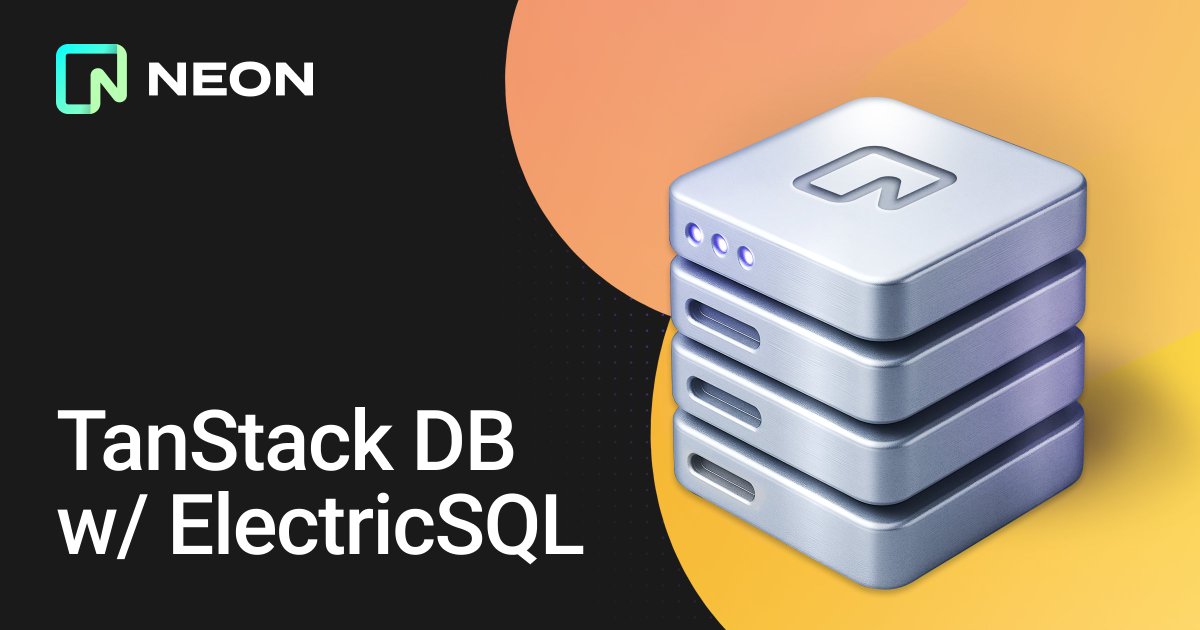 TanStack DB with Sync provides an exciting new way to add end-to-end reactivity to your web applications, including optimistic UI updates. 🧵