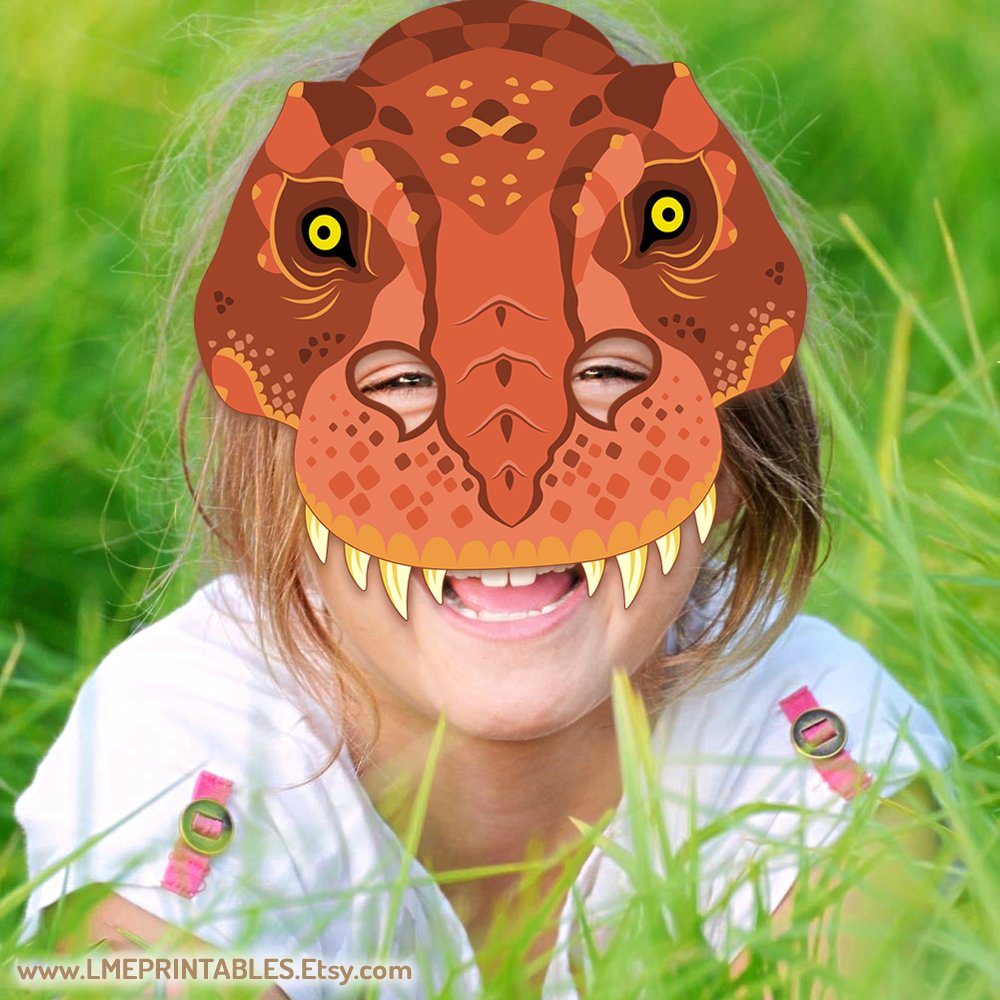 lmeprintables's tweet photo. T-Rex Mask Printable Dinosaur Carnival Halloween Dino Costume Animal Velociraptor Raptor Prehistoric Party Favor Game Kid Adult Photo Booth https://t.co/cW9v3bygpX via @Etsy #trexmask #trexcostume #dinosaurmask #dinopartytheme #animalmasks #summerpartytheme #mask #trexpapercrafts https://t.co/SUm0Oj7I8i
