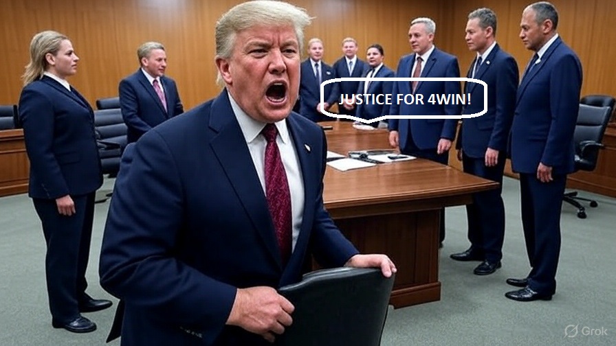 Trump $4WIN tweet media
