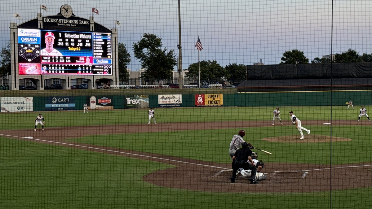 Frisco RoughRiders and Arkansas Travelers carrying this 0-0 game into bottom 6
Leandro Lopez and Adam Seminaris both getting it done
#TridentsUp #StraightUpTX
<a href="/ARTravs/">Arkansas Travelers</a> <a href="/RidersBaseball/">Frisco RoughRiders</a>