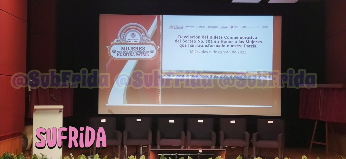 SuFrida༺❤️🔥༻ (@subfrida) on Twitter photo Desde el controvertido Museo MUNAL, la Loteria Nacional y la Secretaría de las Mujeres, develan el Billete Conmemorativo en honor a las Mujeres que han transformado nuestra Patria. <a href="/OliviaSalomonV/">Olivia Salomón</a> <a href="/CitlaHM/">Citlalli Hernández Mora</a> <a href="/lotenal/">Lotería Nacional</a> <a href="/MUNALmx/">MUNAL</a> <a href="/JesusRCuevas/">Jesús Ramírez Cuevas</a> Desde el controvertido Museo MUNAL, la Loteria Nacional y la Secretaría de las Mujeres, develan el Billete Conmemorativo en honor a las Mujeres que han transformado nuestra Patria. <a href="/OliviaSalomonV/">Olivia Salomón</a> <a href="/CitlaHM/">Citlalli Hernández Mora</a> <a href="/lotenal/">Lotería Nacional</a> <a href="/MUNALmx/">MUNAL</a> <a href="/JesusRCuevas/">Jesús Ramírez Cuevas</a>
