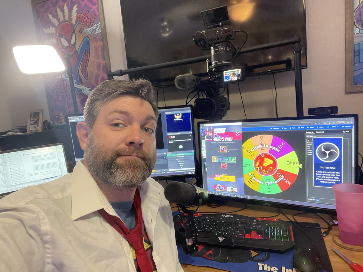 We are live now on YouTube pulling for Supergirl on <a href="/DCDarkLegion/">DC: Dark Legion</a> 😍 also we got 10x giveaways thanks to the creator program to give out!