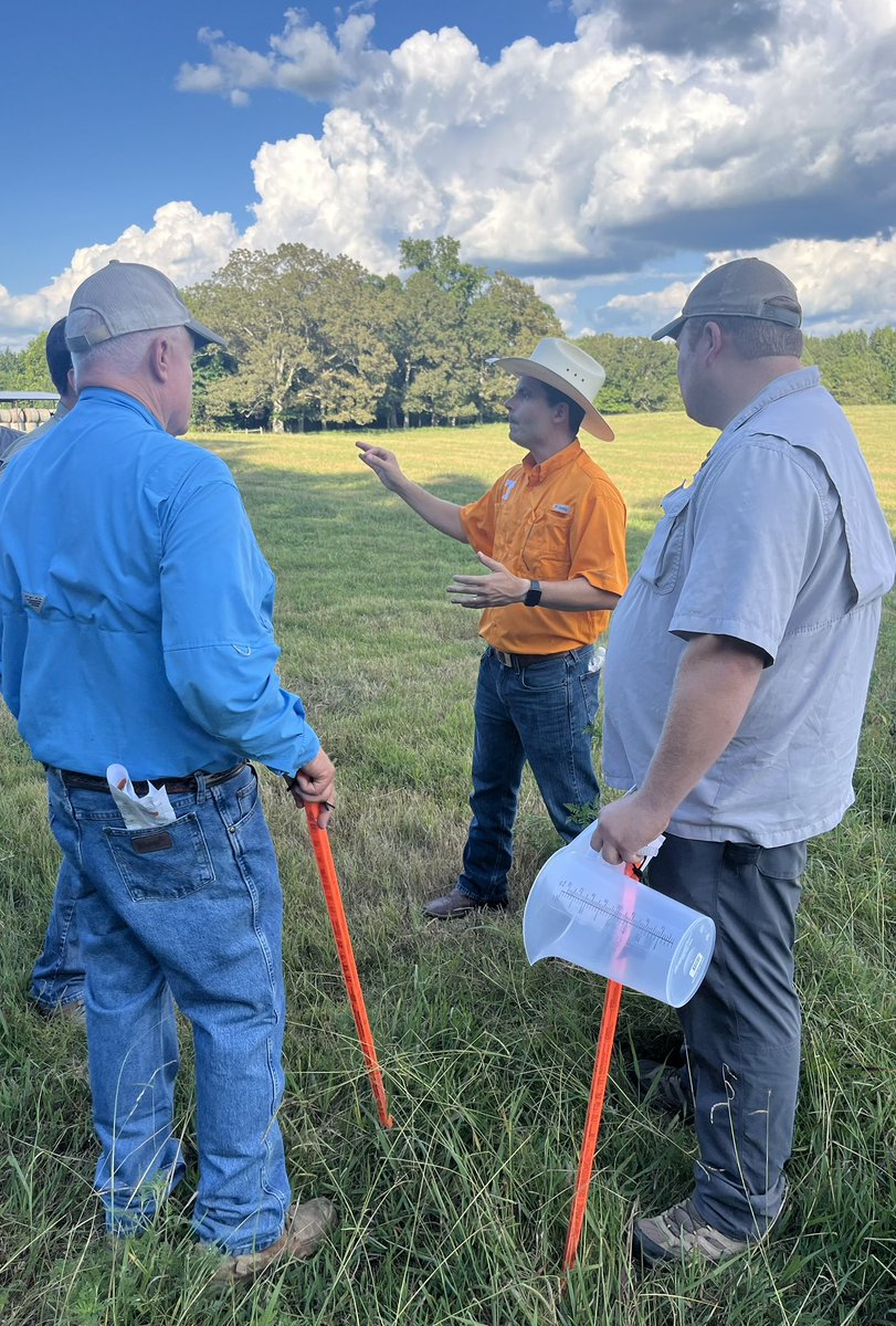 Night two in West Tennessee! 

This afternoon, we joined Brian White for the Henderson County Master Forage Tour. We had an excellent discussion about soil testing, hay testing, stockpiling strategies, and weed control in the pasture! 

Thank you Brian for hosting us in Henderson