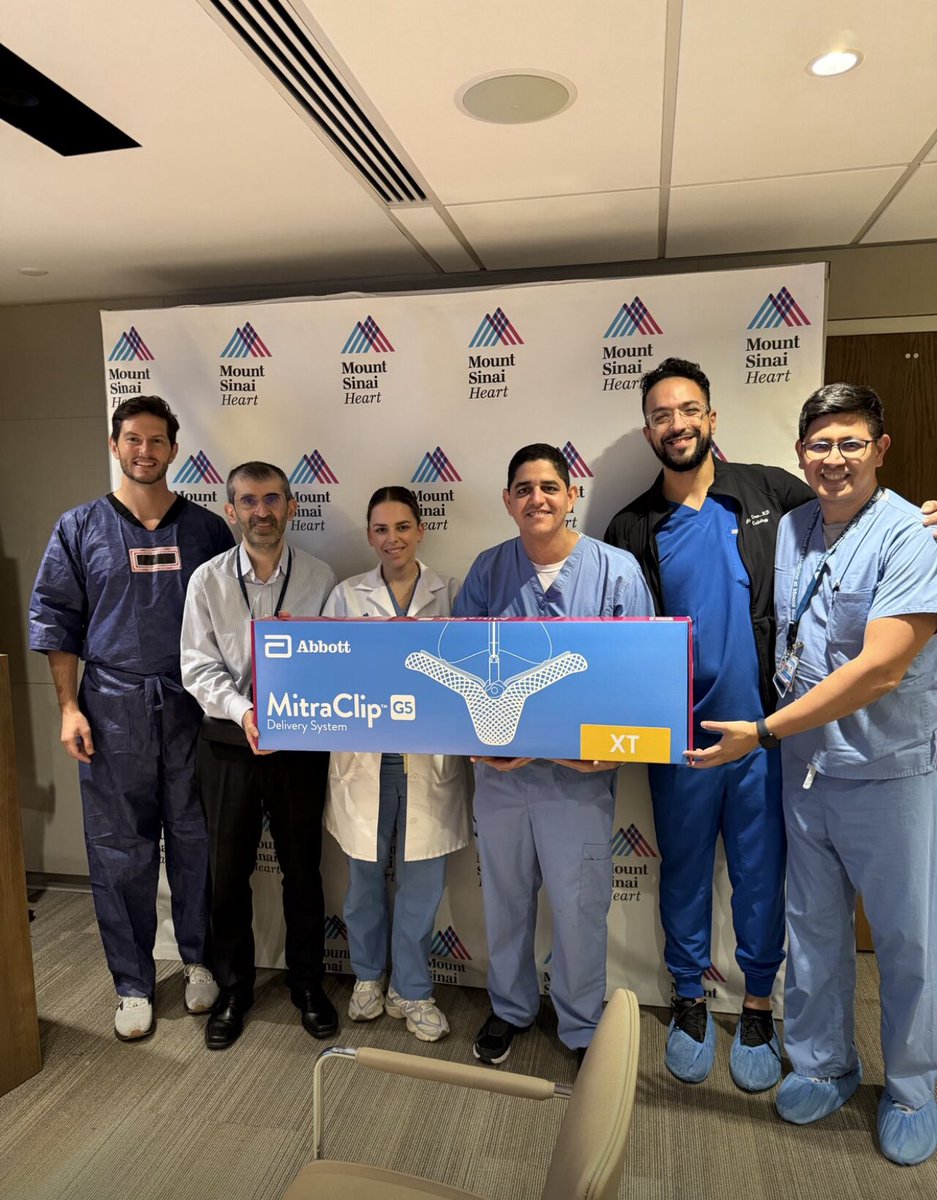 Hansreyesg's tweet photo. Exited to share our first #MitraClipG5 at #MountSinaiMorningside. #Battlingheartfailure #cardiacimaging 💪 https://t.co/z4QdYWsYKC