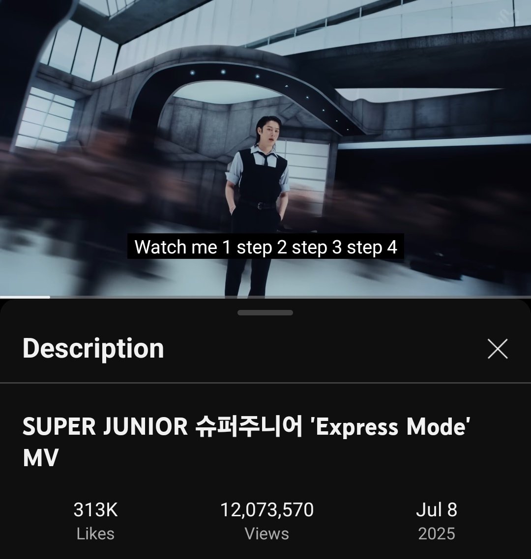 Super Junior Stats (@sujustats) on Twitter photo SUPER JUNIOR "Express Mode" Music Video has surpassed 12 Million views on youtube 🎉
Keep streaming to reach 13 million views. WE CAN DO THIS 💪
#SUPERJUNIOR25
#슈퍼주니어 #SUPERJUNIOR
<a href="/SJofficial/">SUPER JUNIOR</a> SUPER JUNIOR "Express Mode" Music Video has surpassed 12 Million views on youtube 🎉
Keep streaming to reach 13 million views. WE CAN DO THIS 💪
#SUPERJUNIOR25
#슈퍼주니어 #SUPERJUNIOR
<a href="/SJofficial/">SUPER JUNIOR</a>