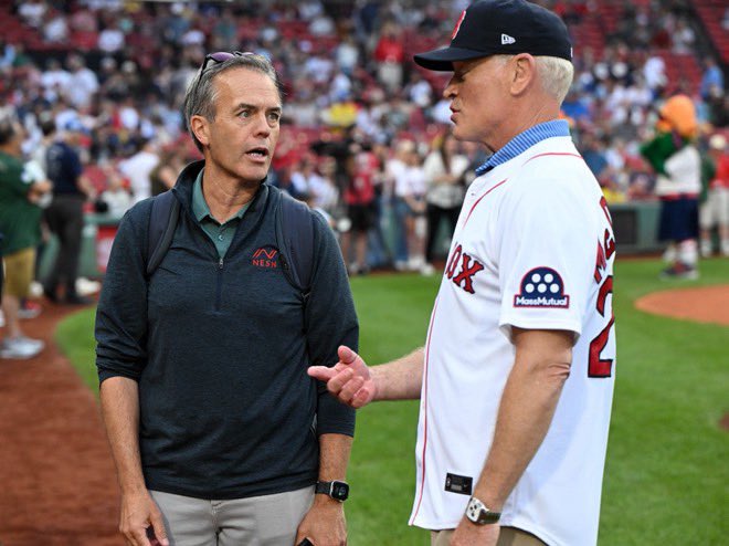 Tom Caron (@tomcaron) on Twitter photo Neal McDonough. As much of a Red Sox fan now as he was growing up in Boston. Great to see him back home at Fenway. (📸: <a href="/brianfluharty/">Brian Fluharty</a> ) Neal McDonough. As much of a Red Sox fan now as he was growing up in Boston. Great to see him back home at Fenway. (📸: <a href="/brianfluharty/">Brian Fluharty</a> )