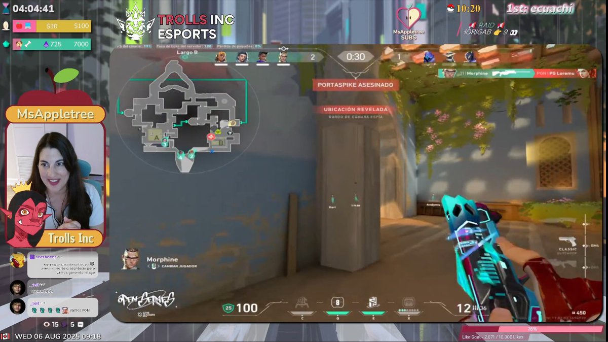 ¡ESTAMOS EN VIVO!

Vengan a acompañarnos en el primer mapa: Bind 🗺️
twitch.tv/msappletree 🍎

Tengo una litera, abajo duermo yo y ¡ARRIBA TROLLS INC!