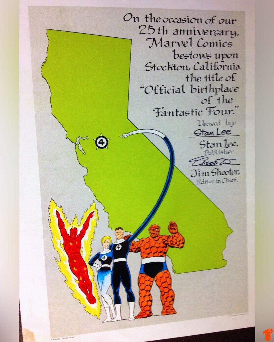 Did you know Stockton is the official Birthplace of The Fantastic Four? 👀