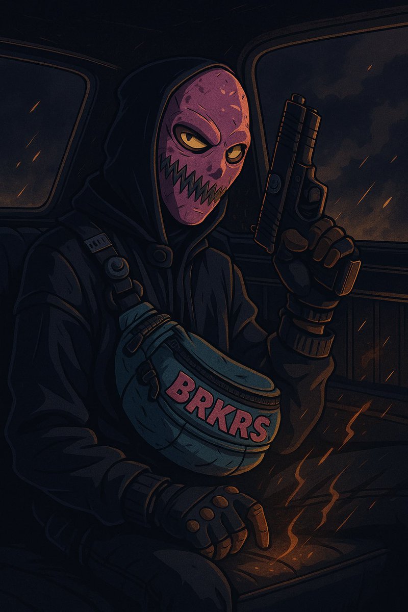 Masked up, locked in, and breaking every rule in the ledger.