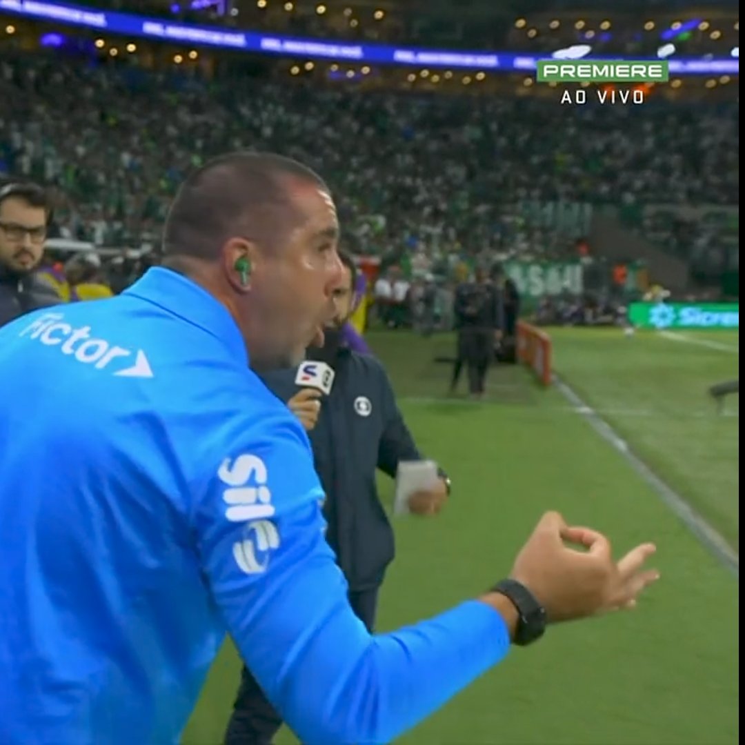 mostrando onde o Palmeiras está tomando