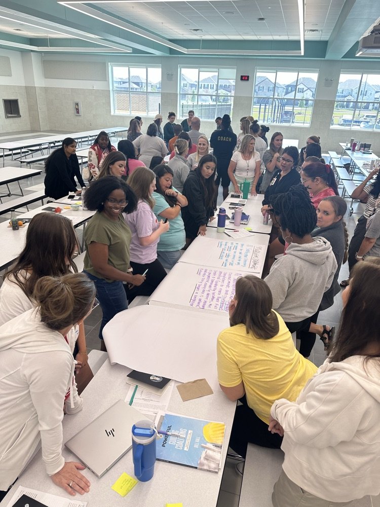 Smothermon staff began "writing our story" through the creation of our school's mission and vision! #TheSmothermonStory